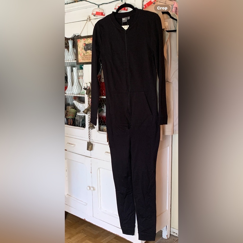 NWT ASOS Long-Sleeve Zip Front Unitard size small